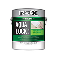 TSIGONIA PAINT SALES OF JERSEY CITY Aqua Lock Plus is a multipurpose, 100% acrylic, water-based primer/sealer for outstanding everyday stain blocking on a variety of surfaces. It adheres to interior and exterior surfaces and can be top-coated with latex or oil-based coatings.

Blocks tough stains
Provides a mold-resistant coating, including in high-humidity areas
Quick drying
Topcoat in 1 hourboom