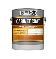 TSIGONIA PAINT SALES OF JERSEY CITY Cabinet Coat refreshes kitchen and bathroom cabinets, shelving, furniture, trim and crown molding, and other interior applications that require an ultra-smooth, factory-like finish with long-lasting beauty.